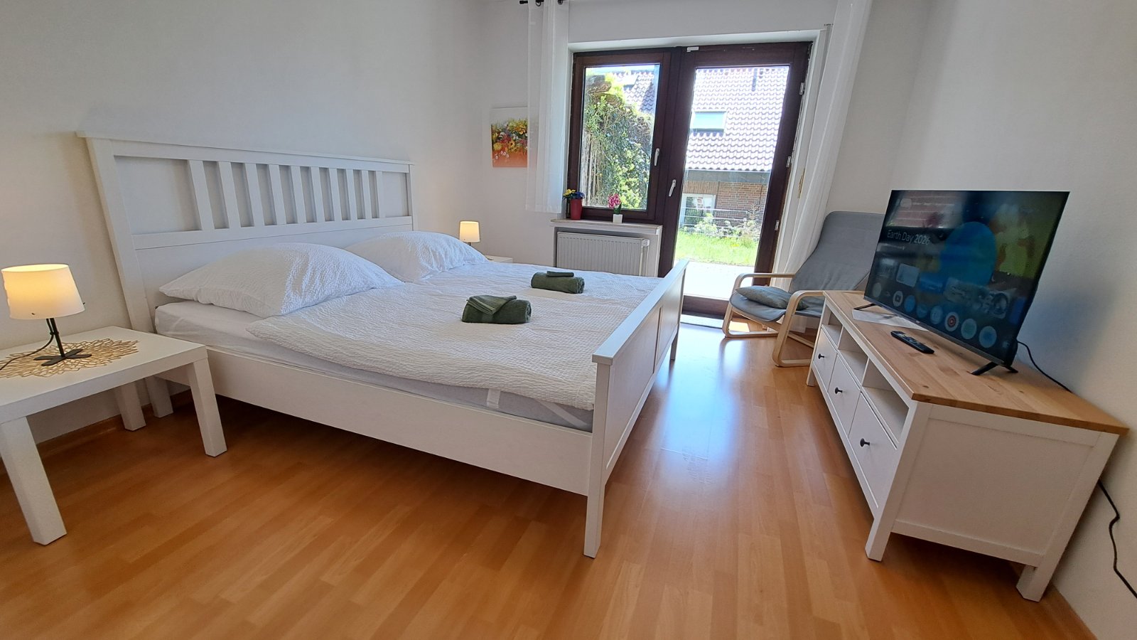 Schlafzimmer 1 — Ferienwohnung Brochterbeck, Teutoburger Wald