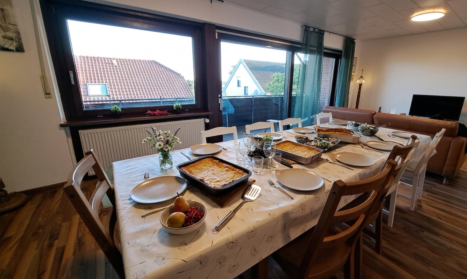 Wohnzimmer — Ferienwohnung Brochterbeck, Teutoburger Wald