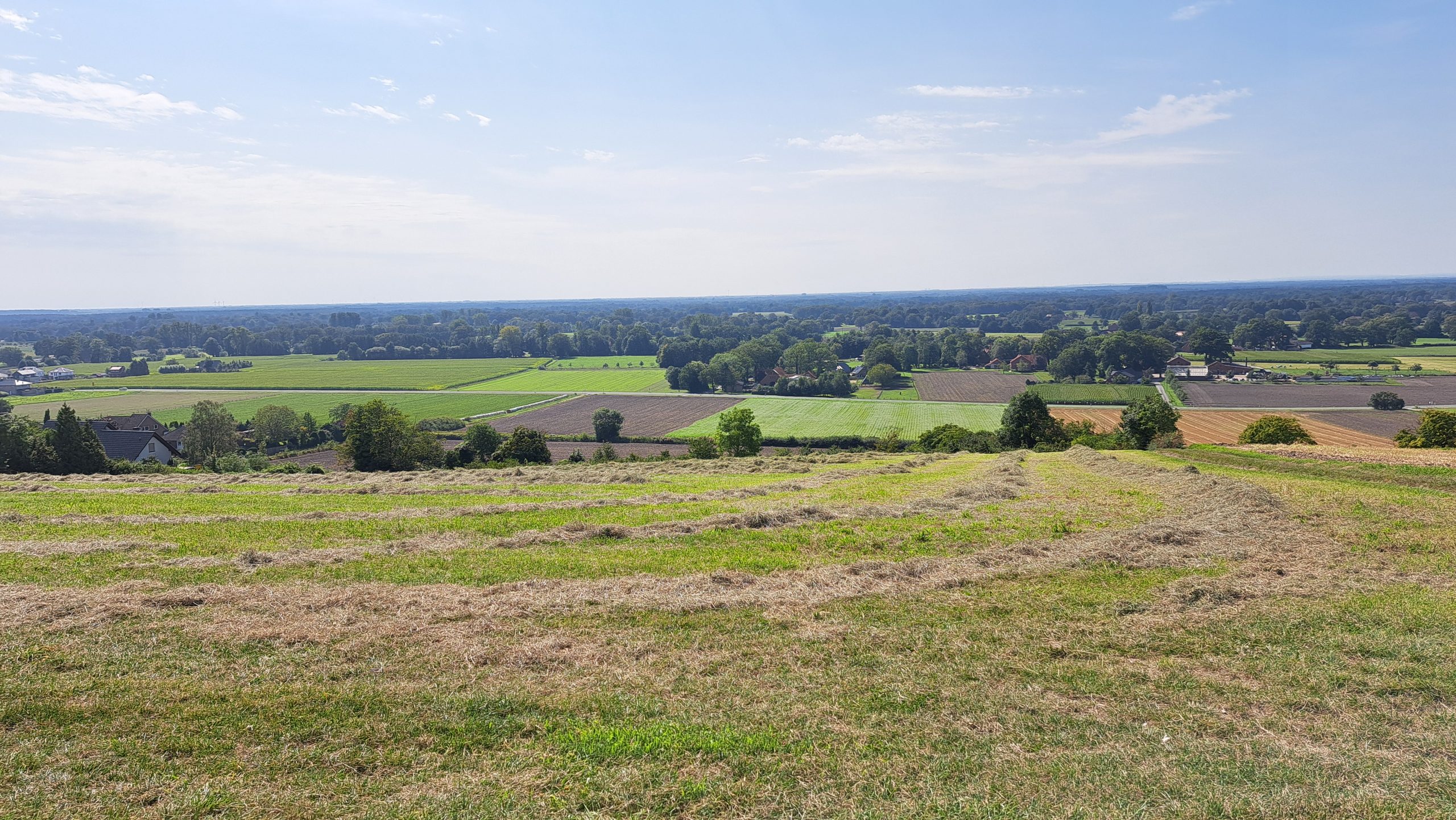 Panoramablick über das Münsterland bei Brochterbeck