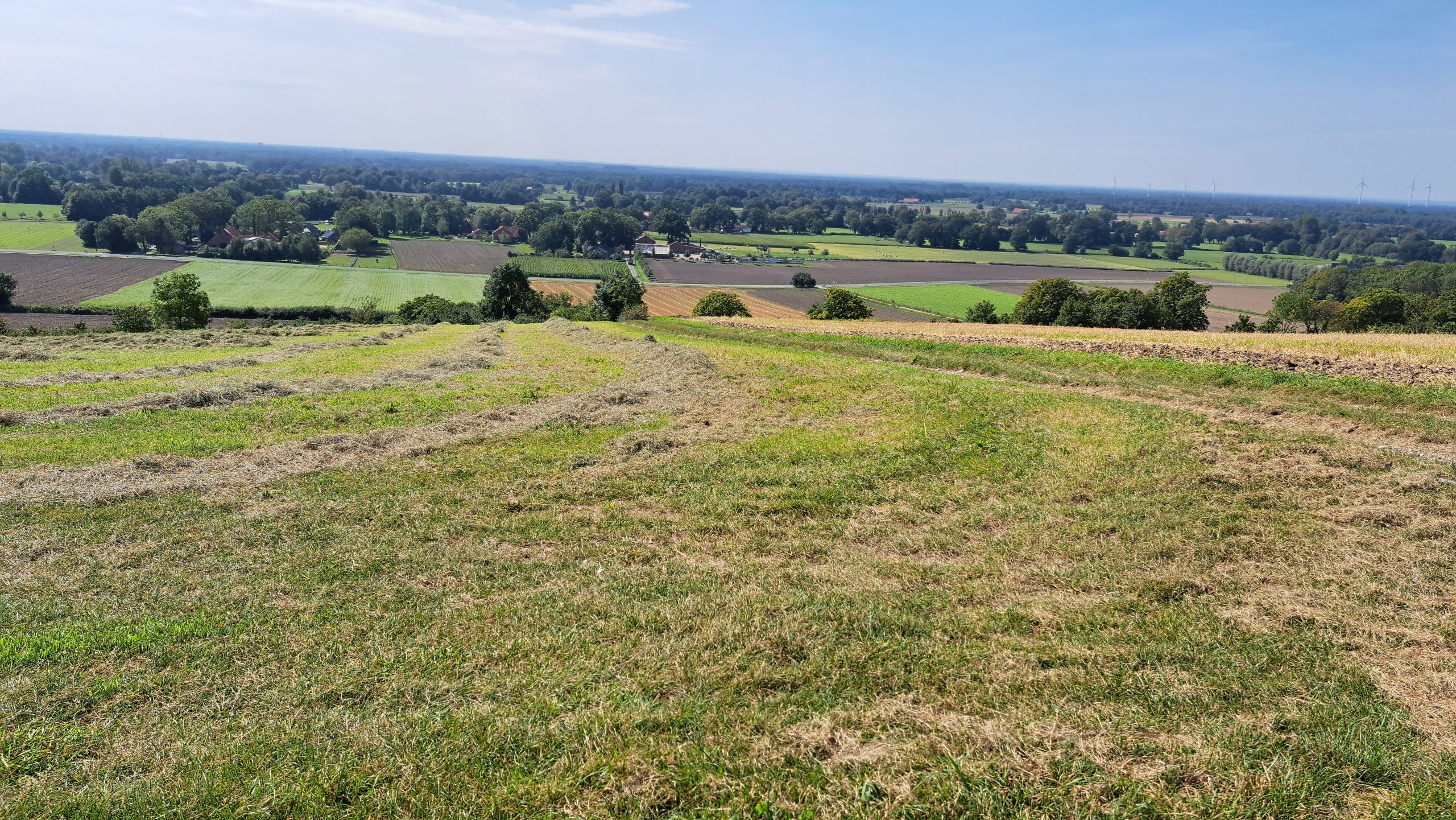 Weiter Blick über Felder bei Brochterbeck
