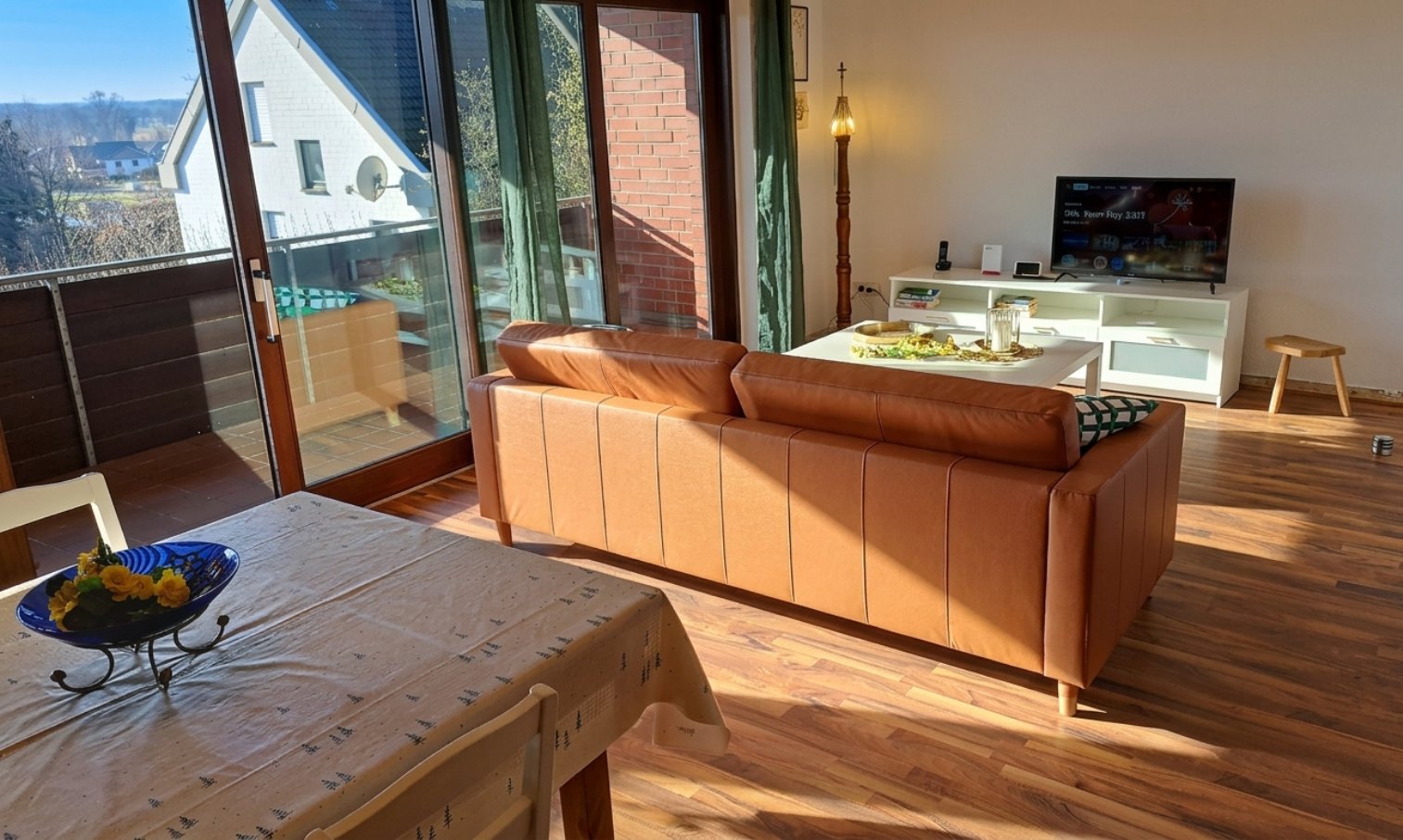 Wohnzimmer — Ferienwohnung Brochterbeck, Teutoburger Wald