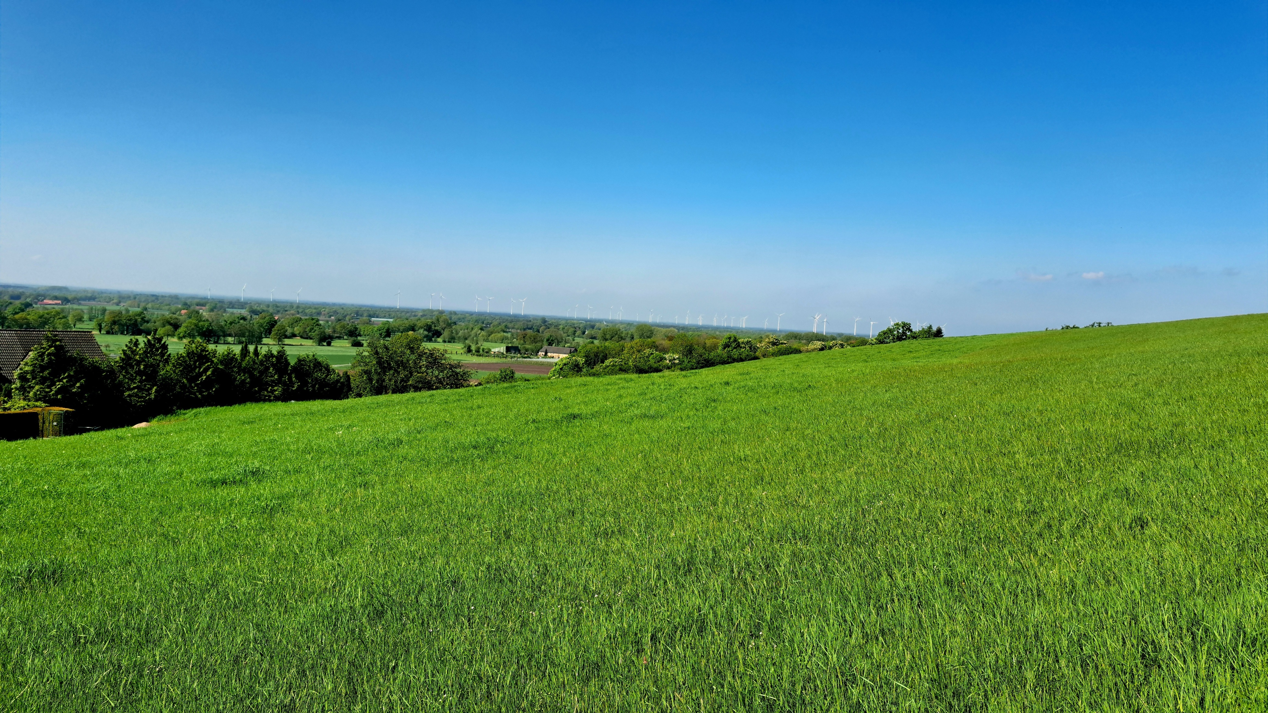 Felder und Landschaft bei Brochterbeck im Teutoburger Wald