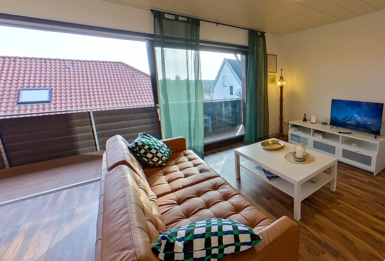 Wohnzimmer — Ferienwohnung Brochterbeck, Teutoburger Wald